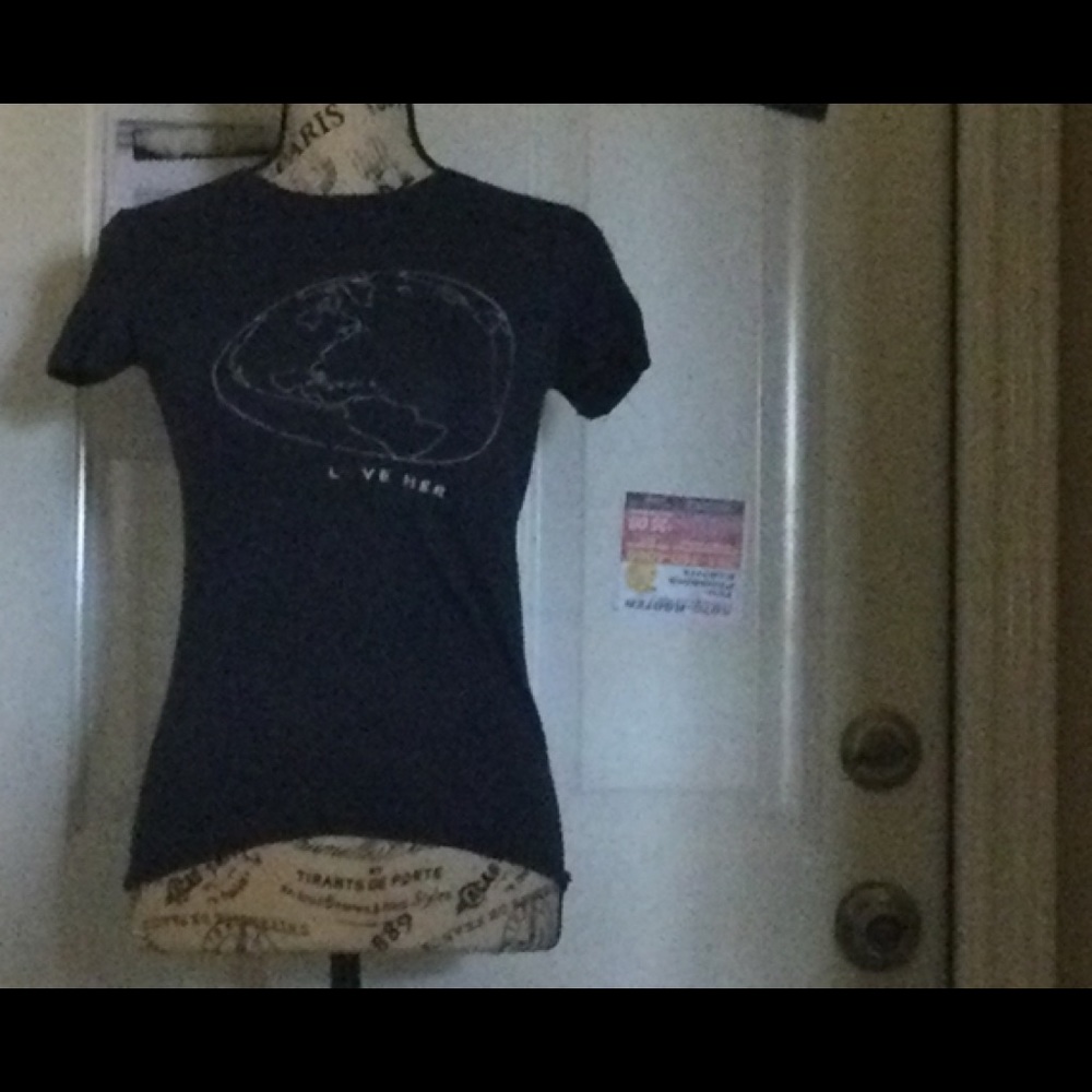 Navy blue tee shirt